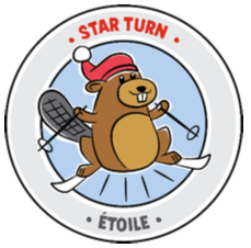 Bunny Rabbit Skill Beaver Star Turn Award Sticker