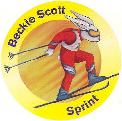 Jackrabbit Sprint Gold Sticker