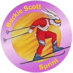 Jackrabbit Sprint Purple Sticker