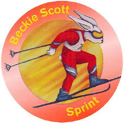 Jackrabbit Sprint Red Sticker